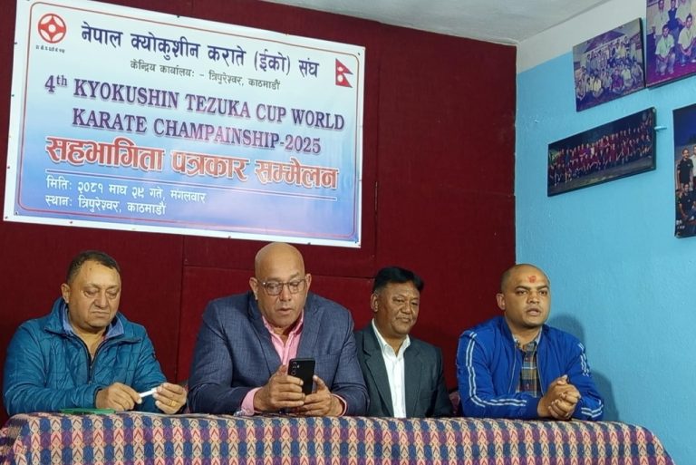 क्योकुशिन कराते विश्व च्याम्पियनसिपमा नेपालका दुई खेलाडीले प्रतिस्पर्धा गर्ने