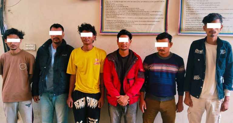 कैलालीमा खैरो हेरोइनसहित ६ जना पक्राउ