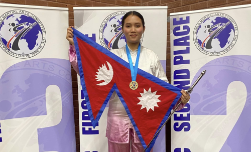 नेपालकी सरिनालाई इंग्ल्याण्डमा स्वर्ण