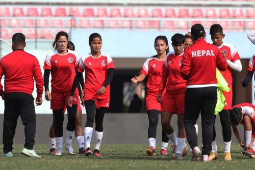 महिला फुटबलको बन्द प्रशिक्षणमा ४८ खेलाडी