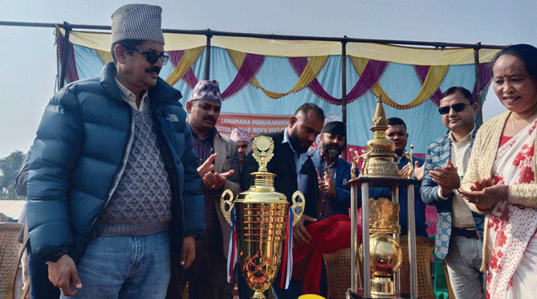 सैनामैनामा भोलिदेखि भलिबल प्रतियोगिता, ३ विभागीयसहित ७ टिमको सहभागिता हुने