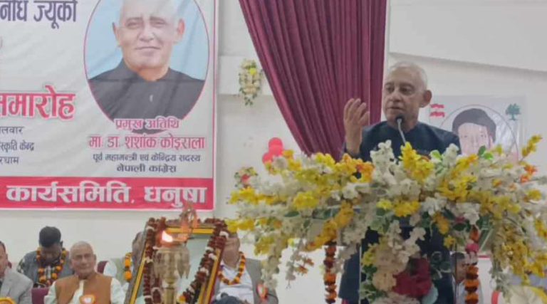 ०८२ मा महाधिवेशन गर्न नसके चुनावपछि : शशांक कोइराला