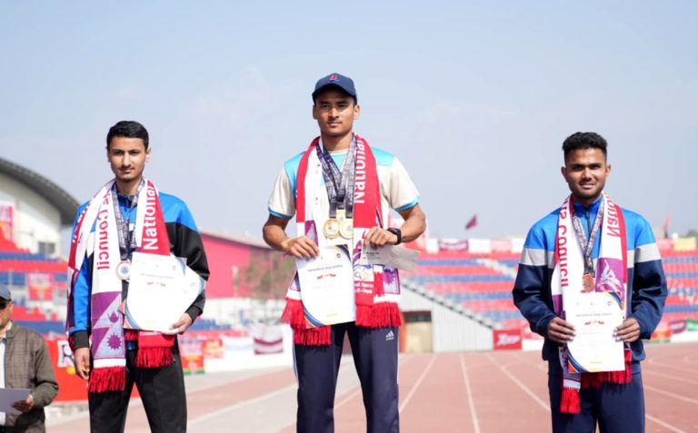 दोस्रो विश्वविद्यालय खेलकुदको ८०० मिटर दौडमा त्रिवि पहिलो