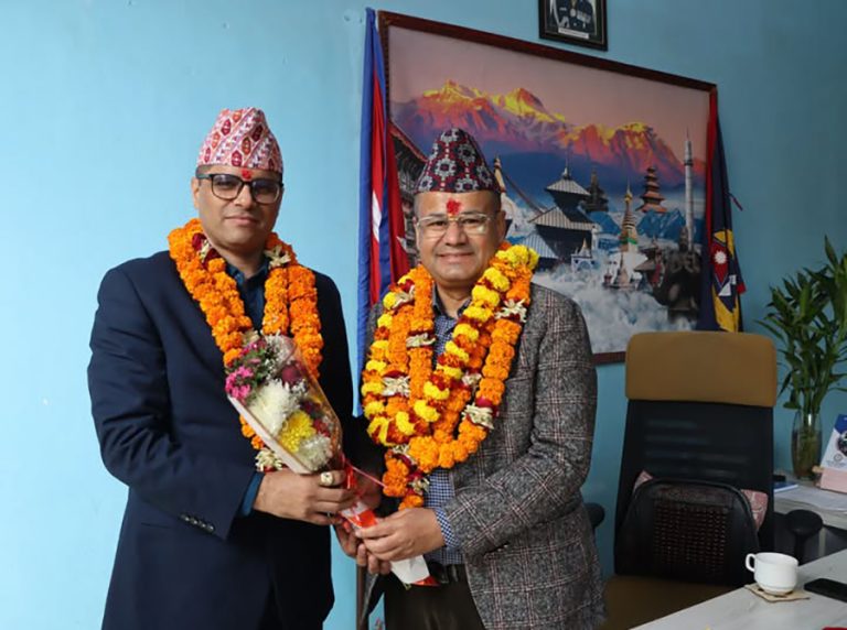 अपराध अनुसन्धान कार्यालय : एसएसपी बस्नेतको स्वागत, भट्टराईको बिदाइ