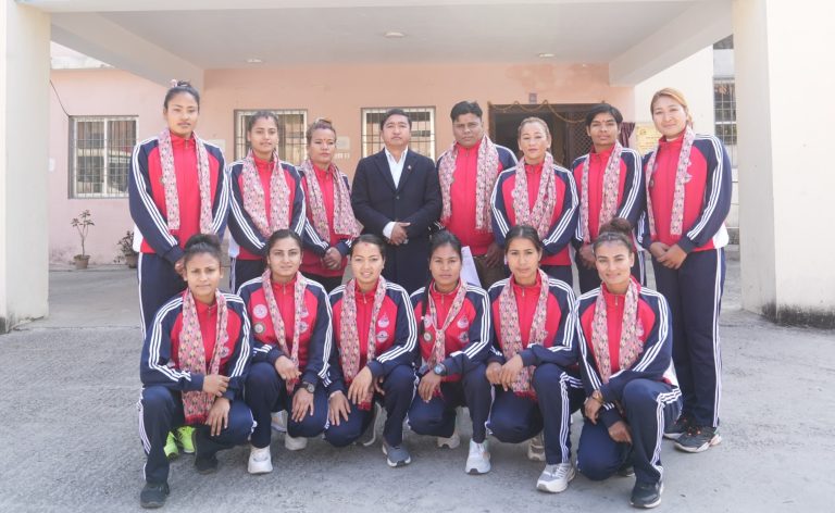 एसियाली कबड्डी च्याम्पियनसिप खेल्न महिला टोली इरान प्रस्थान