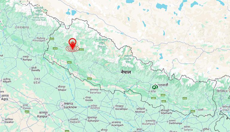 अछाममा ४.३ म्याग्निच्युडको भूकम्प