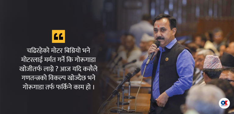 राजा संवैधानिक भएर बस्छन् कि बस्दैनन्, कांग्रेसको हृदयलाई सोध्नुपर्छ