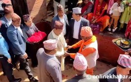 गोरखनाथ मन्दिरमा पूर्वराजाले गरे पूजाअर्चना
