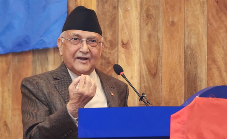युवा संघलाई ओली निर्देशन : प्रतिगामी शक्तिको सशक्त प्रतिवाद गर्नू