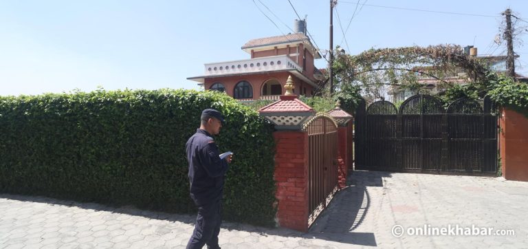 नवराज सुवेदीको घरमा प्रहरी तैनाथ, भेटघाटमा रोक