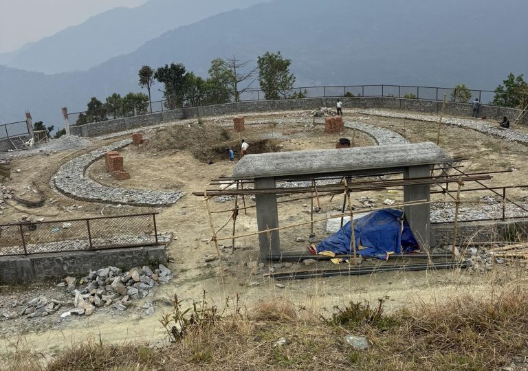 म्याद सकिएको २ वर्षपछि सुरु गरिएको रावण पार्क निर्माण