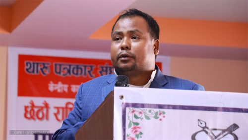 थारू पत्रकार संघको अध्यक्षमा सन्तकुमार चौधरी निर्वाचित