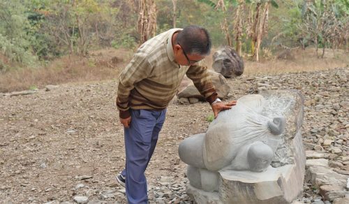 श्रमदानबाट धरानमा ढुङ्गे पार्क निर्माण गरिँदै