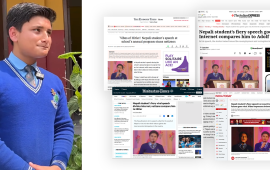 झापाका विद्यार्थीले दिएको मन्तव्यको अन्तर्राष्ट्रिय चर्चा, हिटलरको शैलीसँग तुलना