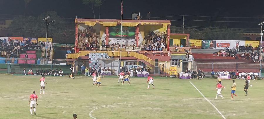 विराट गोल्डकप : आयोजकको विजयी सुरुवात, आज एपीएफ र दिल्लीको क्लब भिड्दै