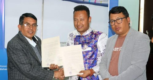 विश्वशान्ति चिरण–मिलन क्याम्पसले पत्रकारिता पढ्न तामाङ विद्यार्थीलाई छात्रवृत्ति दिने