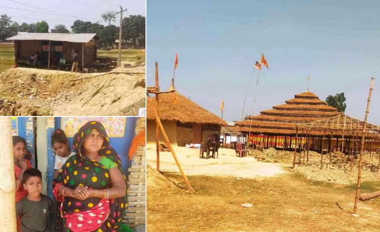 महायज्ञको नाममा दलित परिवारको घर भत्काइयो, माटोसमेत खनेर फालियो