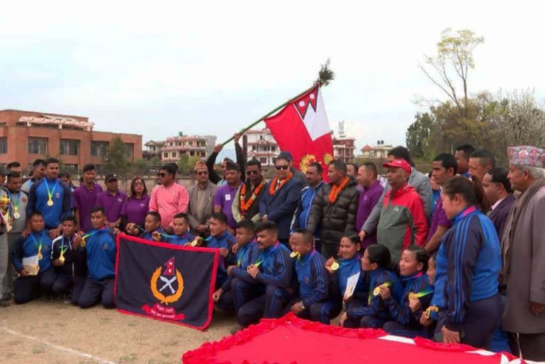 राष्ट्रिय डोरी तान प्रतियोगिता : पुरूष र महिला दुवैतर्फ पुलिस च्याम्पियन