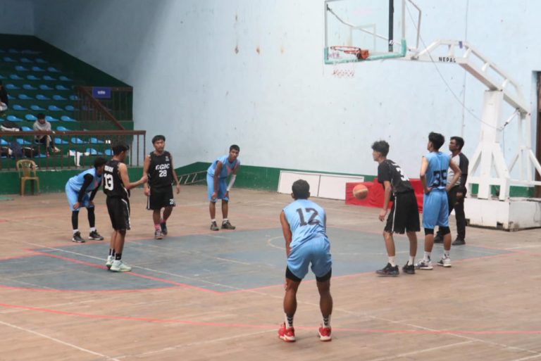 हिसान सेन्ट्रल इन्टर कलेज बास्केटबलमा जेभियर र हेराल्डको दोहोरो जित