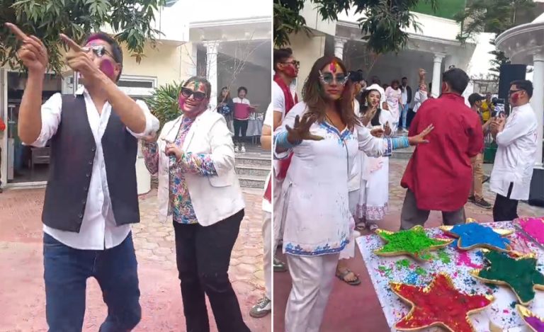 करिश्माको गोदावरी निवासमा कलाकारको होली (तस्वीर)