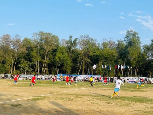 बाँकेको कोहलपुरमा मुख्यमन्त्री गोल्डकप फुटबल सुरु