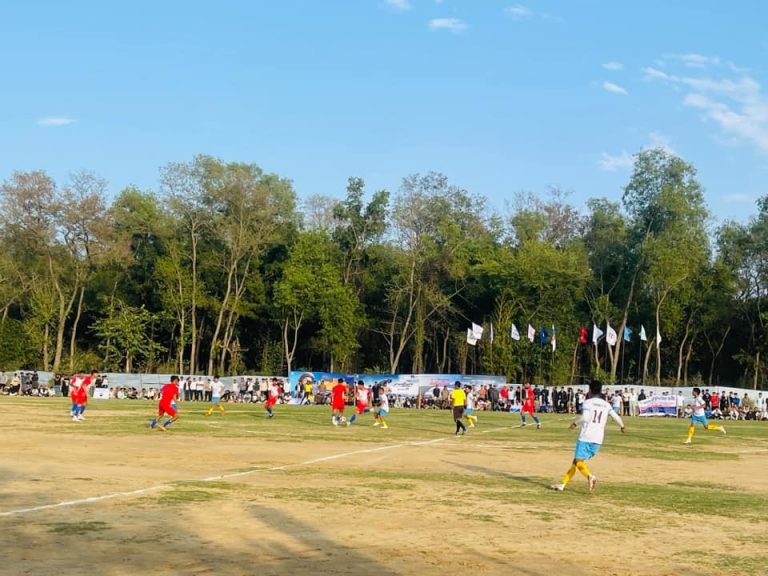 बाँकेको कोहलपुरमा मुख्यमन्त्री गोल्डकप फुटबल सुरु