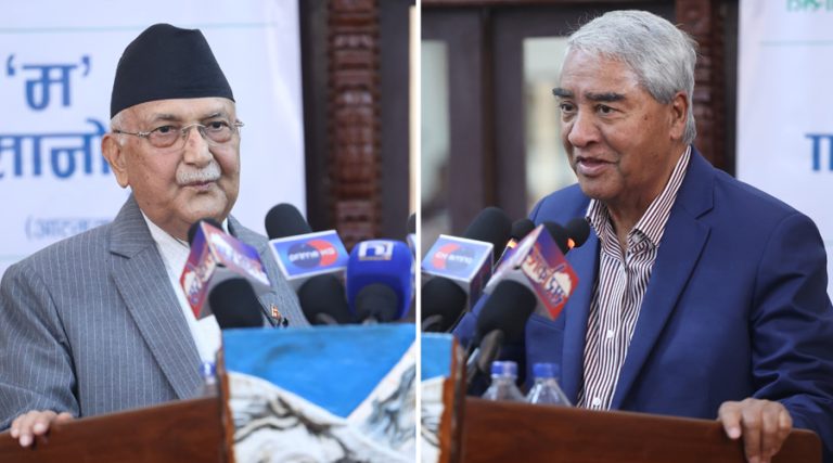 ओलीले देउवालाई ‘विपक्षी दलको नेता’ भनेपछि…