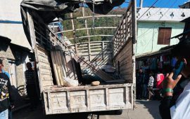 ट्रकमा लोड भएको मार्बलले च्याप्दा एक मजदुरको मृत्यु, एक घाइते