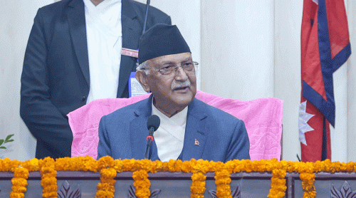 प्रधानमन्त्री ओलीले कोशी प्रदेशसभामा सम्बोधन गर्ने, एमाले-कांग्रेसले लगाए ह्विप