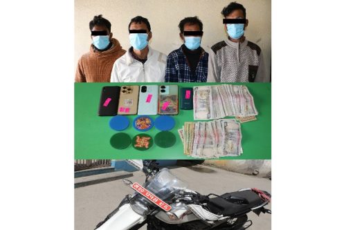 सट्टेबाजी खेलेको आरोपमा ४ जना पक्राउ
