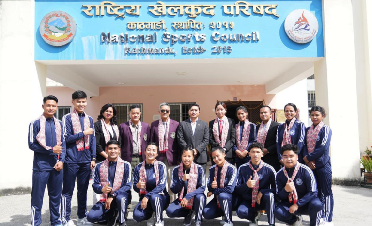 सेपाकताक्रो विश्व च्याम्पियनसिपमा सहभागी हुने खेलाडीको बिदाई