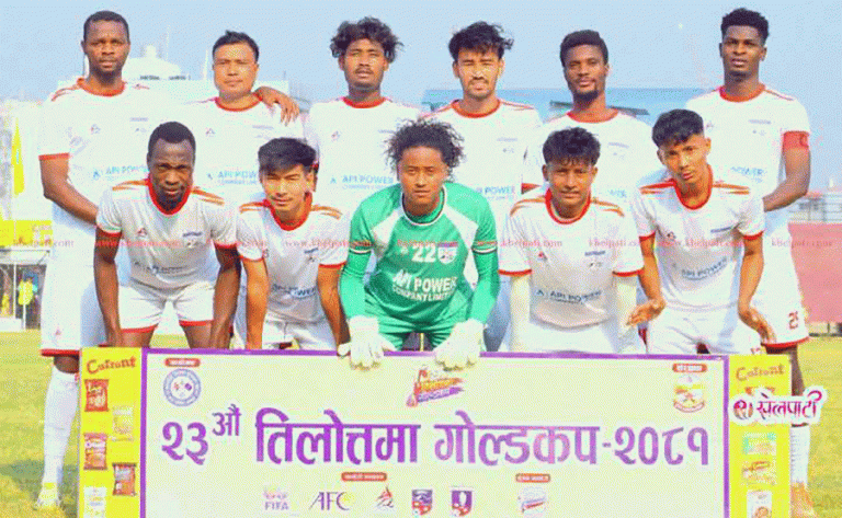चर्च ब्वाइजले जित्यो २३औं तिलोत्तमा गोल्डकपको उपाधि