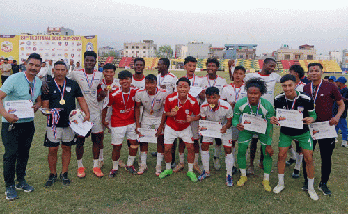 चर्च ब्वाइजले जित्यो २३औं तिलोत्तमा गोल्डकपको उपाधि