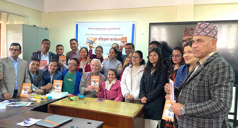 ७ प्रदेशका शिक्षकलाई नसर्ने रोग सम्बन्धी तालिम