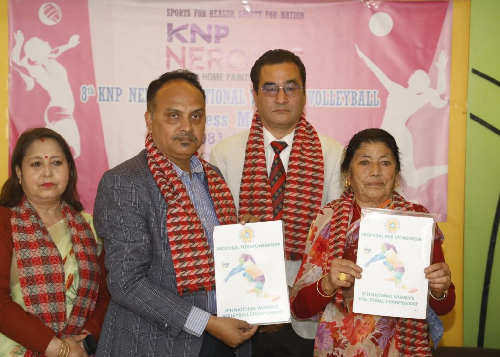 शेरबहादुर खड्का स्मृति राष्ट्रिय महिला भलिबलमा ५ टिम