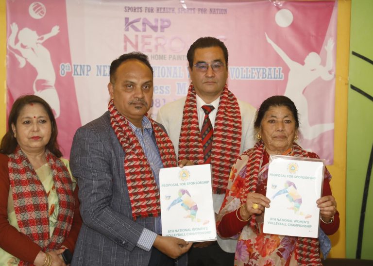 शेरबहादुर खड्का स्मृति राष्ट्रिय महिला भलिबलमा ५ टिम