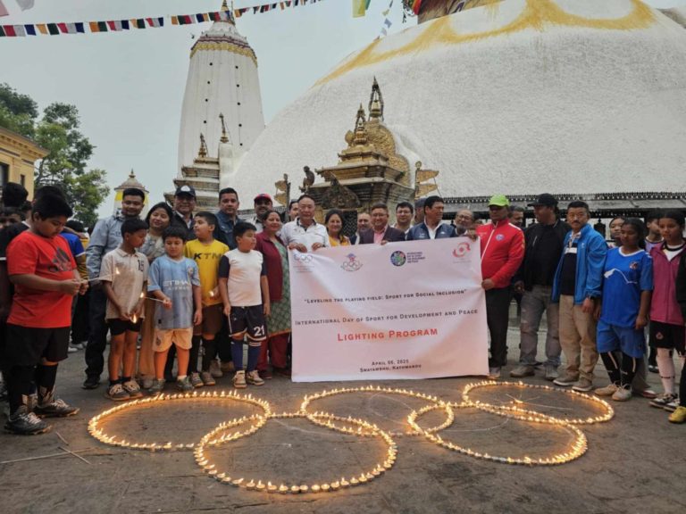 स्पोर्टस फर डेभलपमेन्ट एन्ड पिस अन्तर्राष्ट्रिय दिवस मनाइयो
