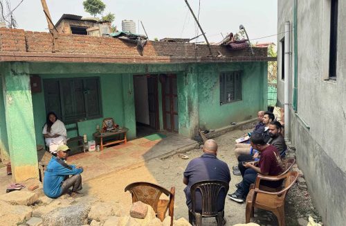 तीनकुने घटनाका मृतक परिवारलाई भेटेर बालेनले दिए सहयोगको आश्वासन
