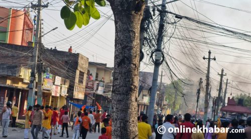 वीरगञ्जमा दुई समुदायबीच झडप, अवस्था तनावग्रस्त