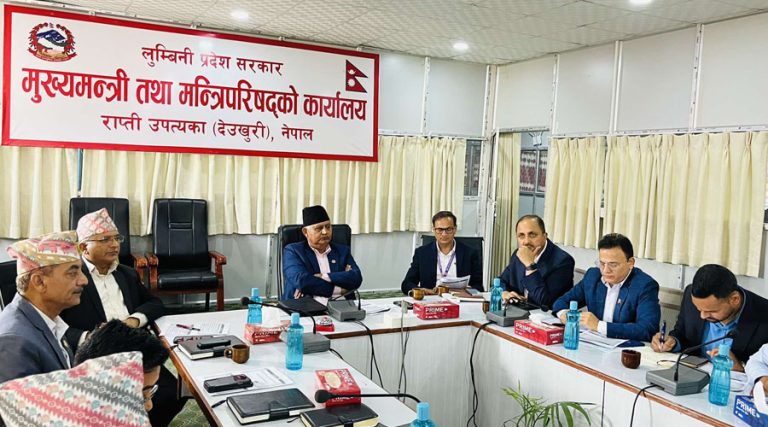 लुम्बिनीमा घाटा बजेट ल्याउने पक्षमा छैनौं : मुख्यमन्त्री आचार्य