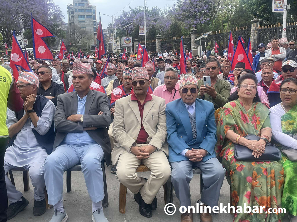 उपचारका लागि छुटेका धवल राजावादी आन्दोलनमा