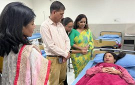 पत्रकार महासंघको टोलीले घाइते पत्रकार भेट्यो, दोषीमाथि कारबाही माग