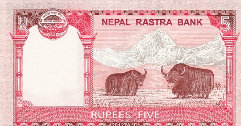 महाप्रसाद अधिकारीको हस्ताक्षरमा ५ को नयाँ नोट बजारमा