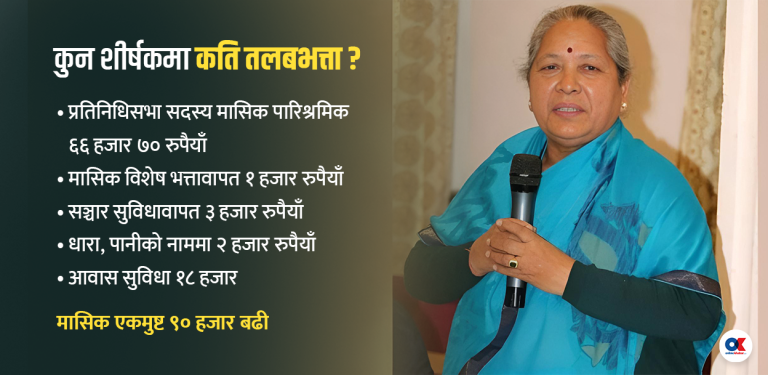 फरार सांसद बस्नेतले १ वर्षमा बुझिन् १० लाख बढी तलब-भत्ता