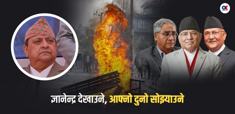 जनअसन्तोष ज्ञानेन्द्र शाहतर्फ मोड्न खोज्दै प्रमुख नेता