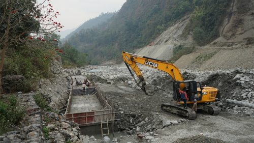 म्याग्दी र कालीगण्डकी नदीको कटान रोक्न ग्याबियन पर्खाल निर्माण