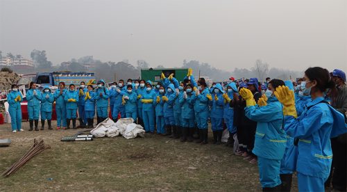 काठमाडौंका नदी र खोलाबाट निकालियो १४३ मेट्रिक टन फोहोर