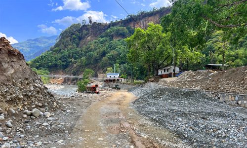 २० वर्षपछि बल्ल हट्यो निरयघाटको सास्ती, सडक स्तरोन्नति गरिँदै
