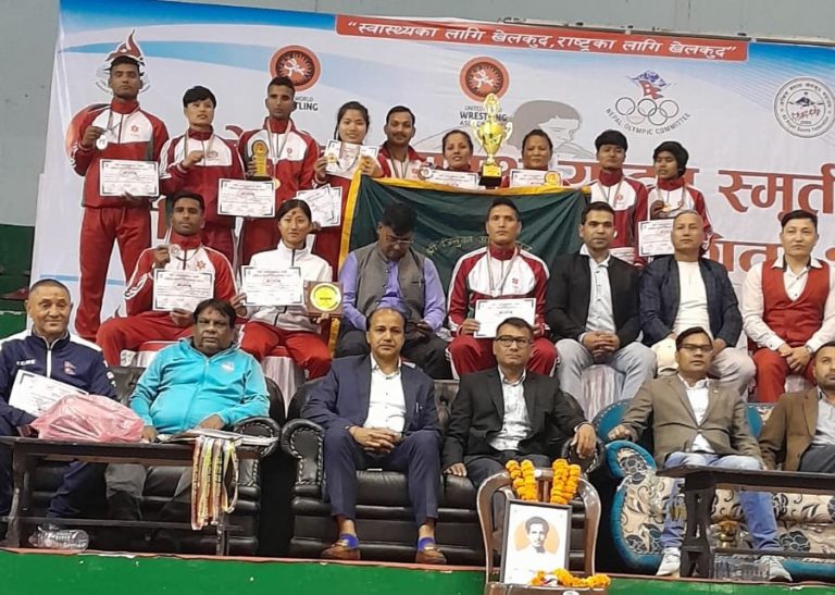 तेस्रो रामबृक्ष यादव फ्रिस्टाइल कुस्तीमा आर्मी पहिलो