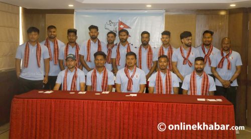 हङकङमा टी२०आई प्रतियोगिता खेल्न जाने नेपाली टोलीको बिदाइ